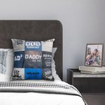 Custom Memorial Bereavement Throw Pillow Cushion Sympathy Gift