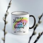 Custom Memorial Rainbow Bridge Pet Mug Pet Gift
