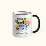 Custom Memorial Rainbow Bridge Pet Mug Pet Gift