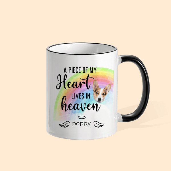 Taza conmemorativa personalizada Rainbow Bridge Pet Gift