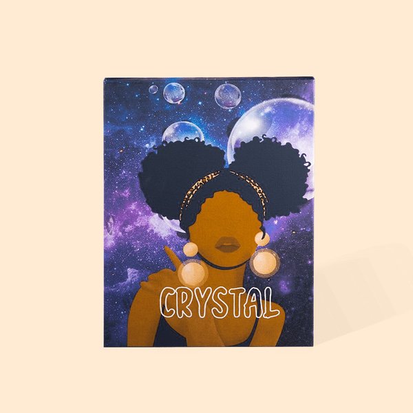 Curly Hair Girl Canvas Decorative Painting