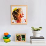 Custom Portrait Pet Mosaic Pixel Art Photo Wooden Frame