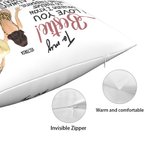 Personalised To My Bestie Vacations Style Cushion Cover