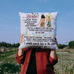 Personalised To My Bestie Vacations Style Cushion Cover