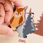 Casse-Tête en Bois Personnalisé avec Animaux pour les Tout-Petits Cadeau de Chambre d'Enfant Bébé