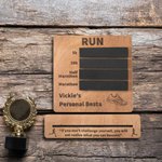 Tablero de récords personalizado para corredores Maratón