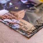 Pizarra personalizada con foto para conmemoración