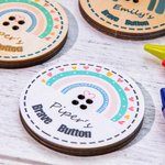 Bouton de bravoure personnalisé Cadeau d'anxiété pour le premier jour de la rentrée scolaire