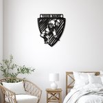 Personalised Football Player Metal Decor Gift for Sport Lover