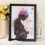 A4 Photo Frame Ultrasound Scan Image Sonogram Pregnancy Art for Mother
