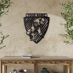 Personalised Football Player Metal Decor Gift for Sport Lover