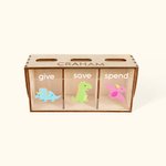 Personlig barnbank Give Save Spend Bank Wood Piggy Bank Nursery Décor Baby Shower Gift