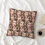 Personnaliser la housse de coussin avec photo du visage
