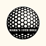 Personalized Golf Metal Decor Gift for Sport Lover