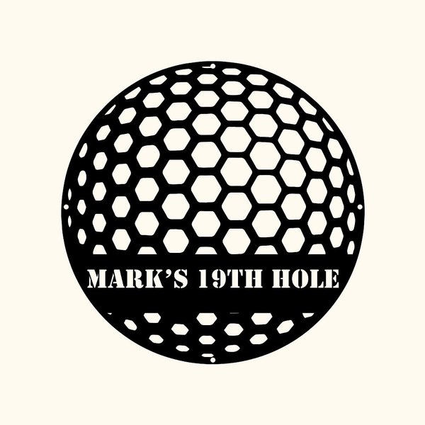 Cadeau en métal personnalisé pour les amateurs de sport.