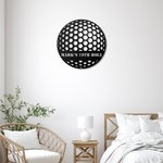 Personalized Golf Metal Decor Gift for Sport Lover