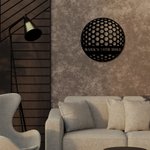 Personalized Golf Metal Decor Gift for Sport Lover