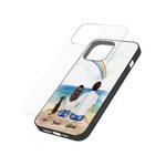 Customized Memorial Back Theme iPhone 13 Tempered Glass Phone Case Three Cameras