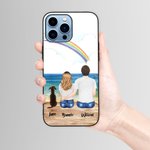 Customized Memorial Back Theme iPhone 13 Tempered Glass Phone Case Three Cameras