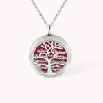 Family Tree Name Essential Oil Diffuser Necklace