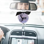 Custom Glitter Rear View Mirror Charm