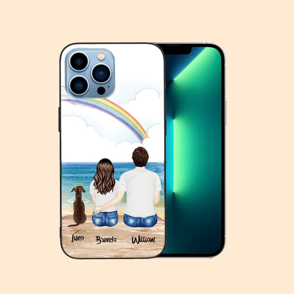 Memorial Back Theme iPhone 13 Tempered Glass Case