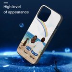 Customized Memorial Back Theme iPhone 13 Tempered Glass Phone Case Three Cameras