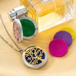 Familieboom Naam Etherische Olie Diffuser Halsketting