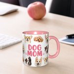 Personalised DOG MOM/DAD Pet Heads Photos Ceramic Mug