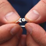 Sonne und Mond Tierkreiszeichen Ring