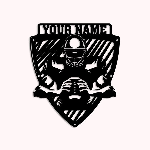 Custom Rugby Union Sport Metall Wandkunst