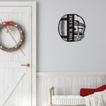 Benutzerdefiniertes Wandkunst-Schild-Dekor in Form von Fußball-Kappe, personalisierter Name, Wandkunst Dekoration aus Metall