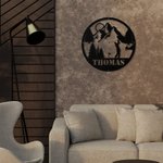 Custom Golf Player Shot Metal Wall Art Decor