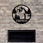 Custom Golf Player Shot Metal Wall Art Decor