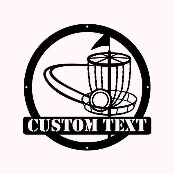 Golf Benchmark Metal Wall Art Decoration