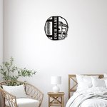 Benutzerdefiniertes Wandkunst-Schild-Dekor in Form von Fußball-Kappe, personalisierter Name, Wandkunst Dekoration aus Metall