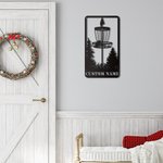 Custom Golf Metal Wall Art for Home Decor Rectangle Style