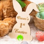 Personalized Kid's First Easter Bunny Sign