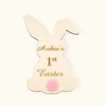 Personalized Kid's First Easter Bunny Sign
