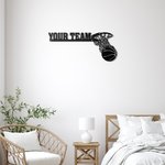 Customized Basketball Metal Wall Decor Sign