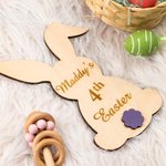 Personalized Kid's First Easter Bunny Sign