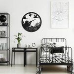 Personalisierte Entenjagd Metall Wandkunst