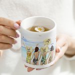 Customized Besties' Back Beach Holiday Style Mug
