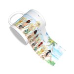 Customized Besties' Back Beach Holiday Style Mug