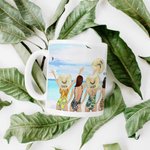 Customized Besties' Back Beach Holiday Style Mug