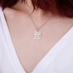 Firefighter Mom Name Badge Necklace | Callie