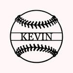 Personnalisable Décoration Murale Art Métal Baseball Signalisation re