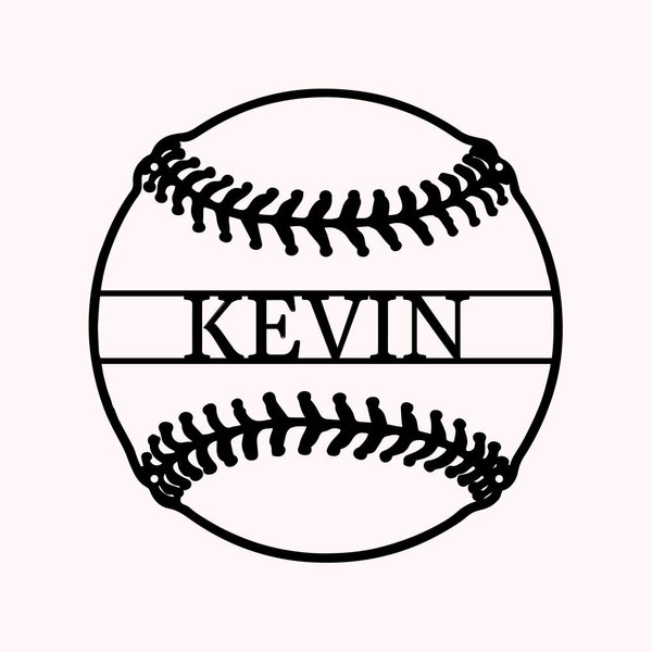 Personnalisable Décoration Murale Art Métal Baseball Signalisation re