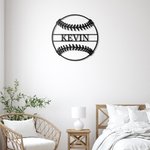 Personnalisable Décoration Murale Art Métal Baseball Signalisation re