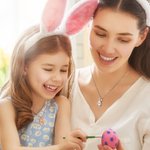 Personalized Easter Bunny Egg Name Necklace